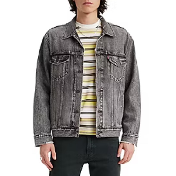 Levi's Gray Denim Jacket - Picture 1 of 9